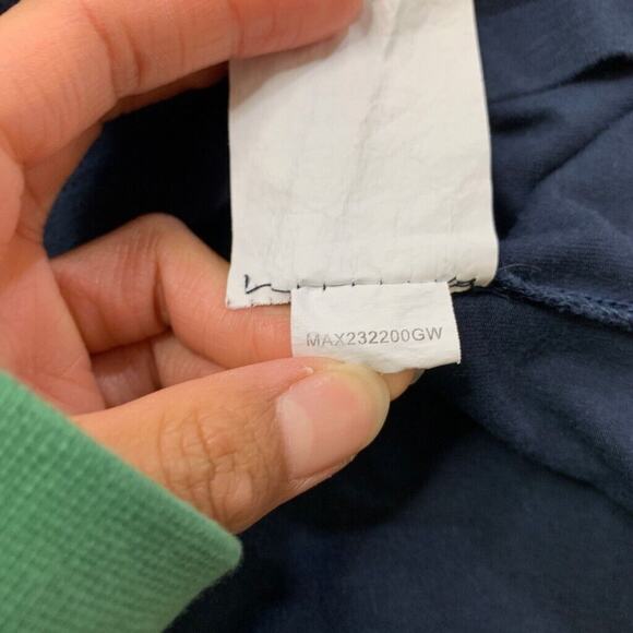 VRST Hoodie Mens XXL Navy Blue Lightweight Soft Modal Cotton Blend Sweatshirt - Picture 6 of 9